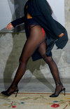 For You” statement embroidered on sheer black tights—Thunderstorm is made to tease and surprise with every step.